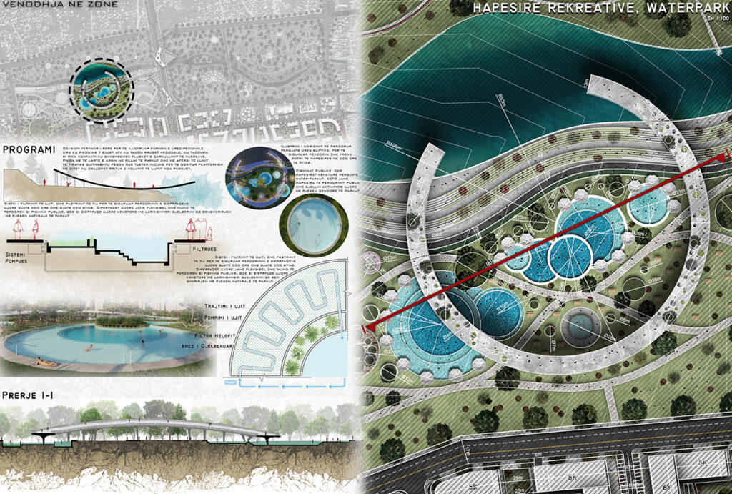 Architecture thesis, landscape design, public park, urbanism, public space