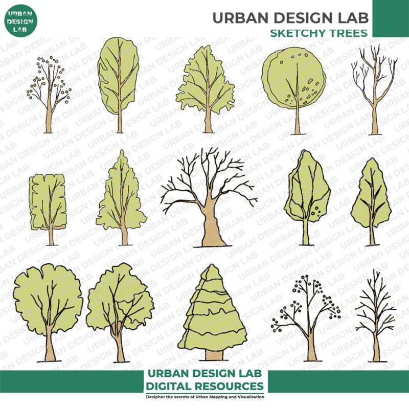 Illustrated Sketchy Trees 1