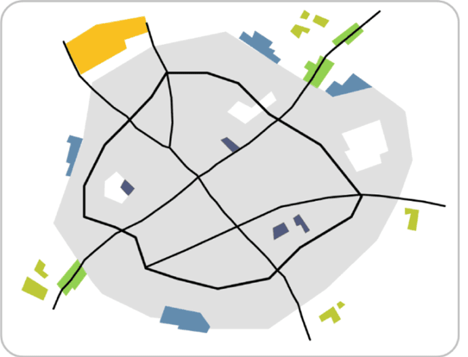 Spatial expansion of cities 7