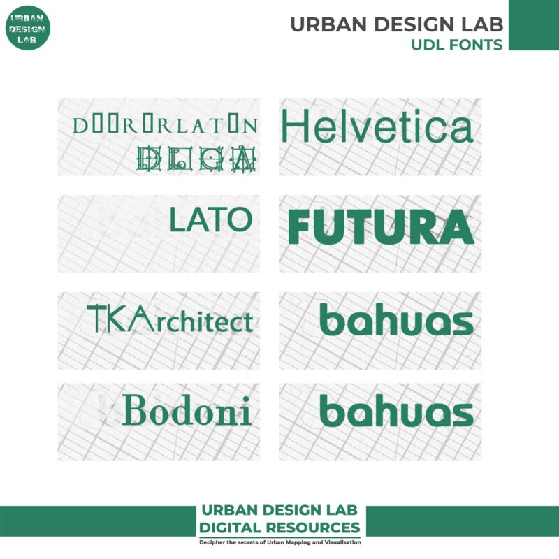 Free Fonts for Urban Designers and Planners 3