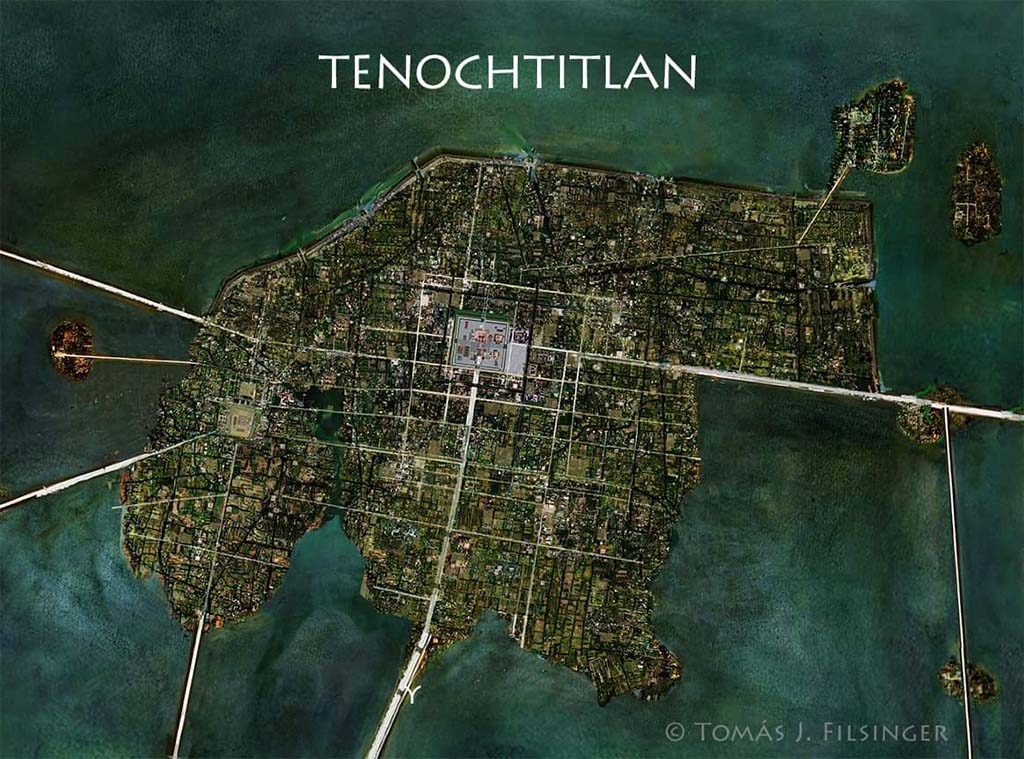 tenochtitlan city layout