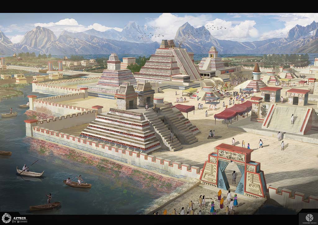 Urban Heritage Of Tenochtitlan Mexico 6524