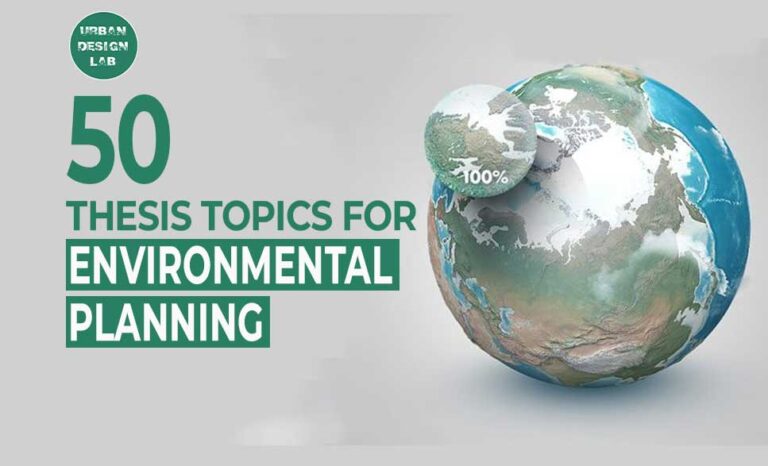 environmental planning dissertation topics