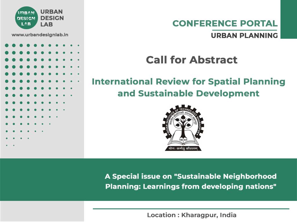 International Review for Spatial Planning and Sustainable Development | IIT Kharagpur