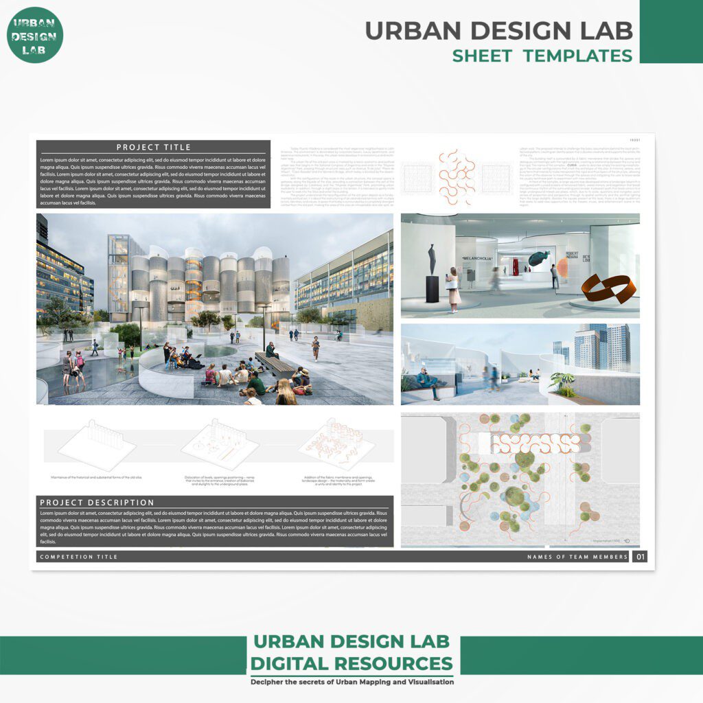 Architectural Presentation Templates | A1 Landscape