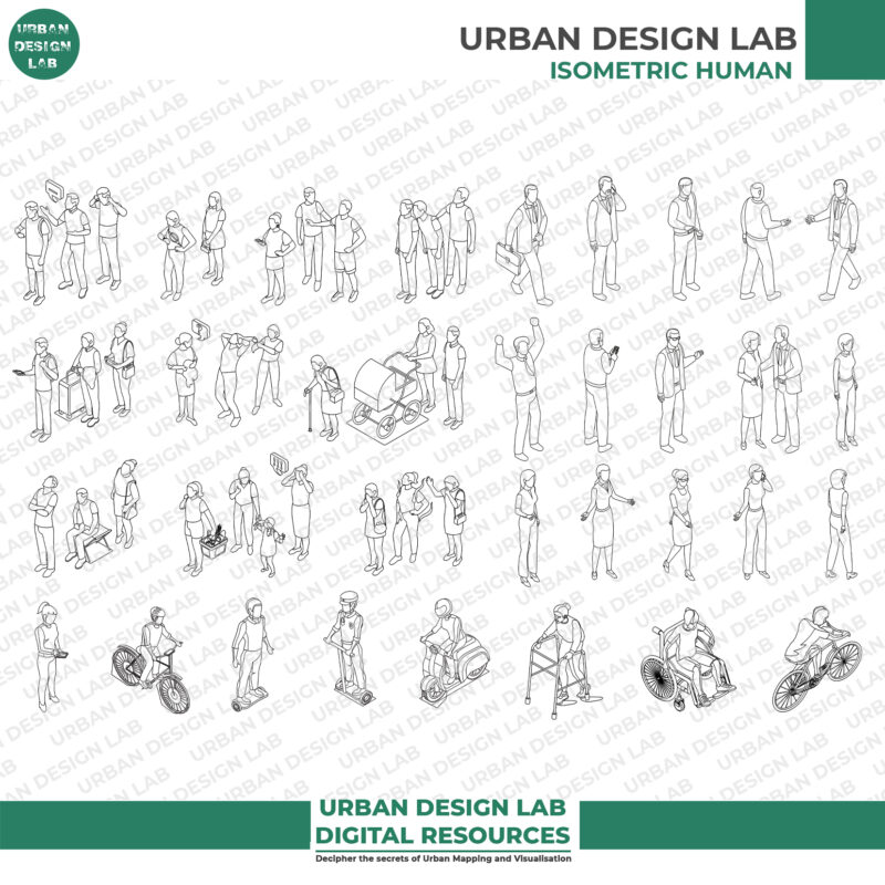 52 Isometric Human Cutouts for Architecture Diagrams 5
