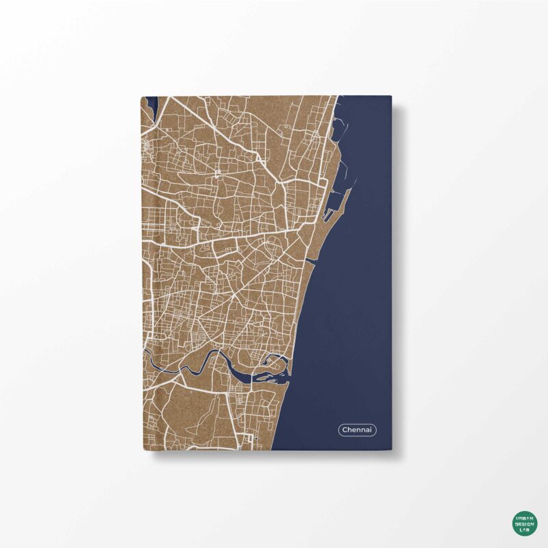 Chennai City Map Diary - Hardcover 1