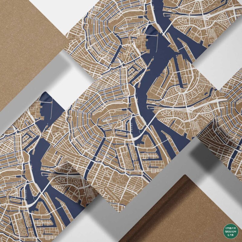 Amsterdam City Map Diary - Hardcover 4