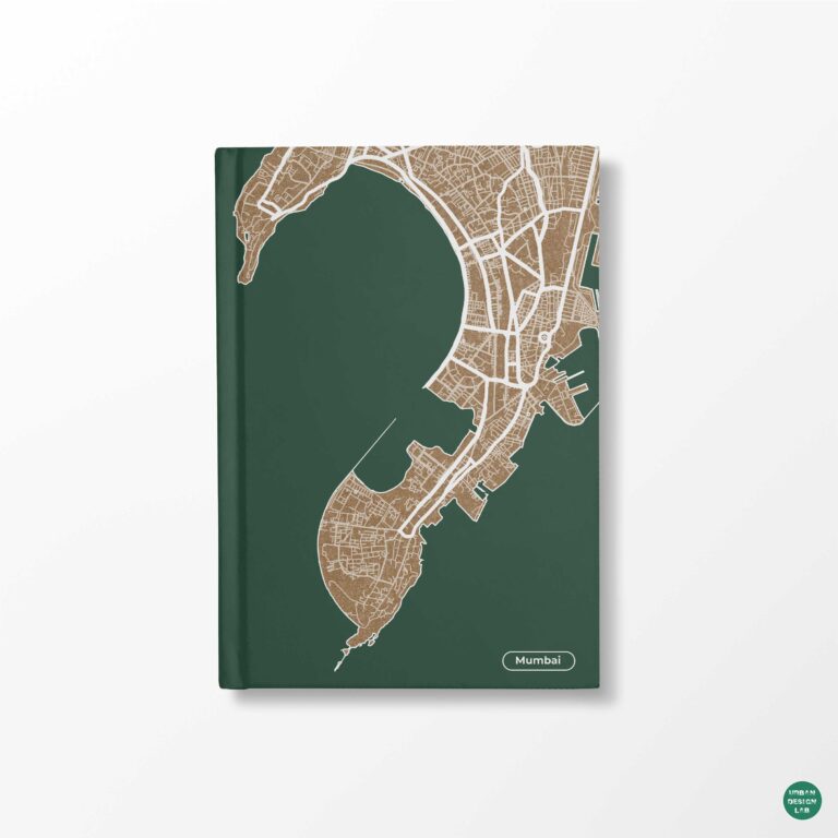 Mumbai City Map Diary – Hardcover