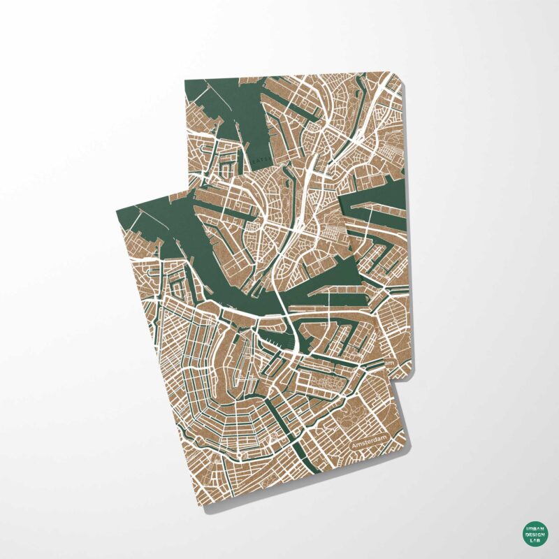 Amsterdam City Map Diary - Paperback 2