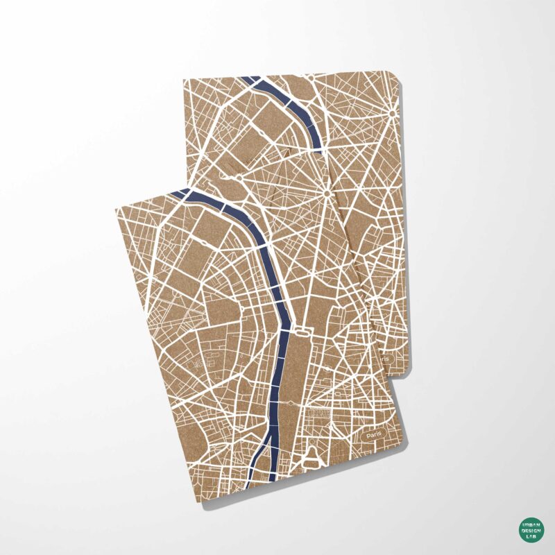 Paris City Map Diary - Paperback 2