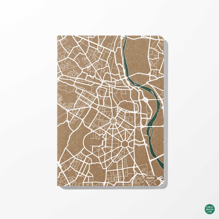 Delhi City Map Diary – Paperback