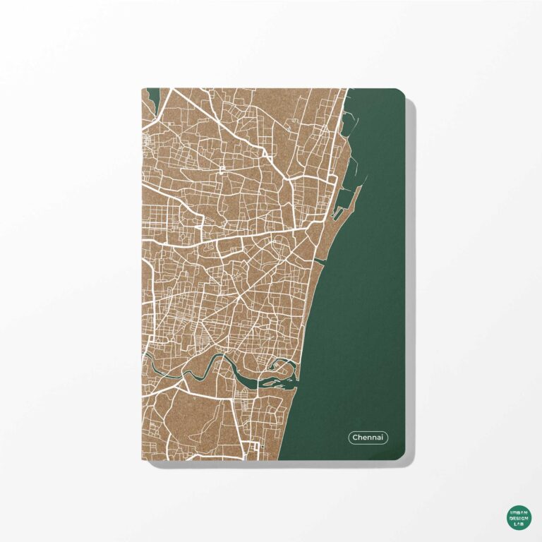 Chennai City Map Diary – Paperback