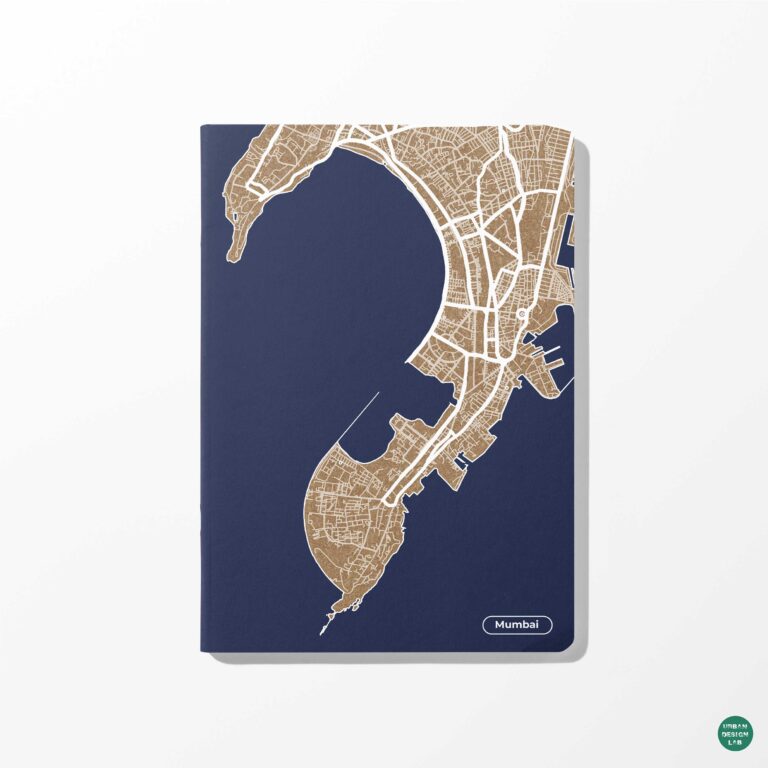 Mumbai City Map Diary – Paperback