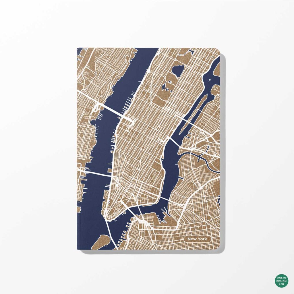 New York City Map Diary – Paperback