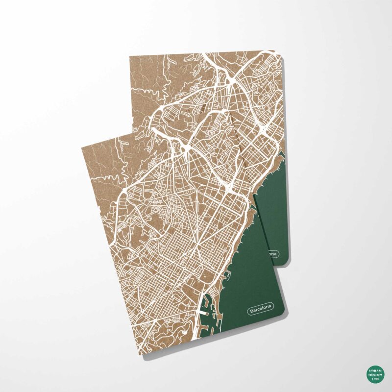 Barcelona City Map Diary - Paperback 3