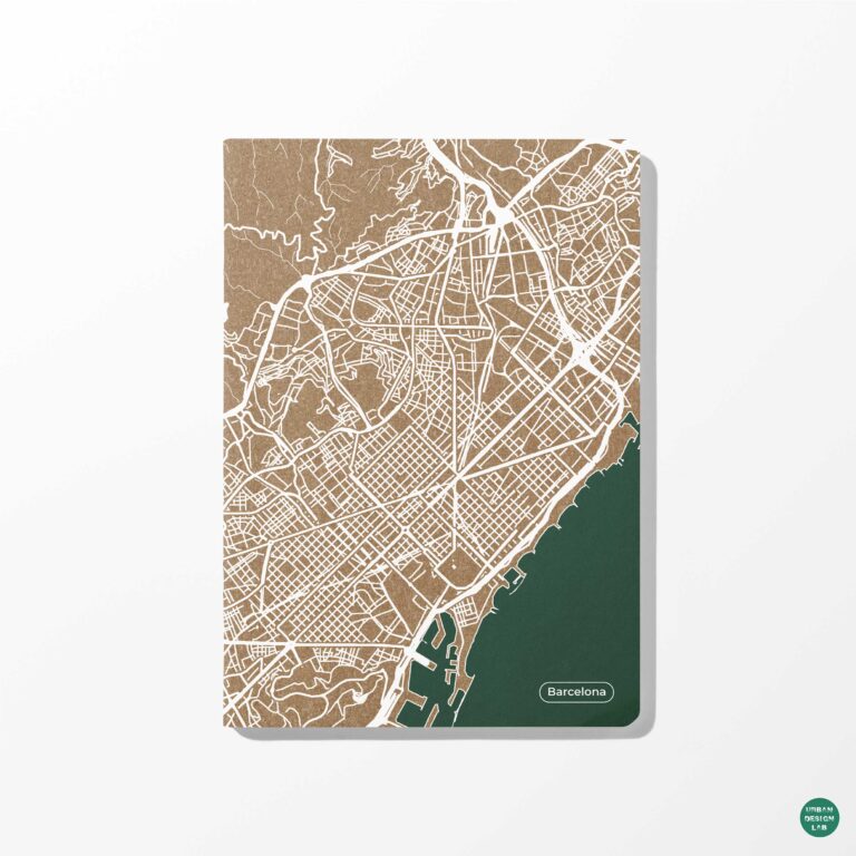 Barcelona City Map Diary – Paperback