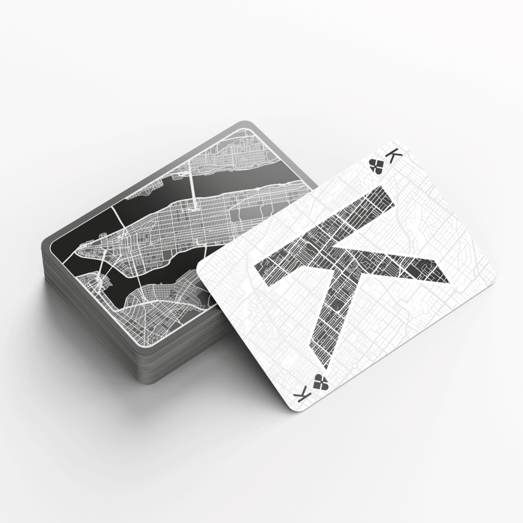 Playing Cards Deck – City Maps