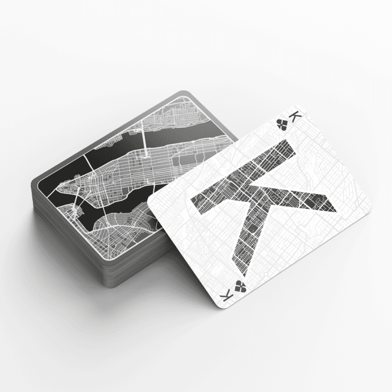 Playing Cards Deck - City Maps