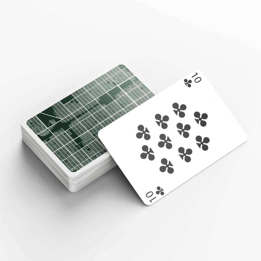 Playing Cards Deck – City Maps Style