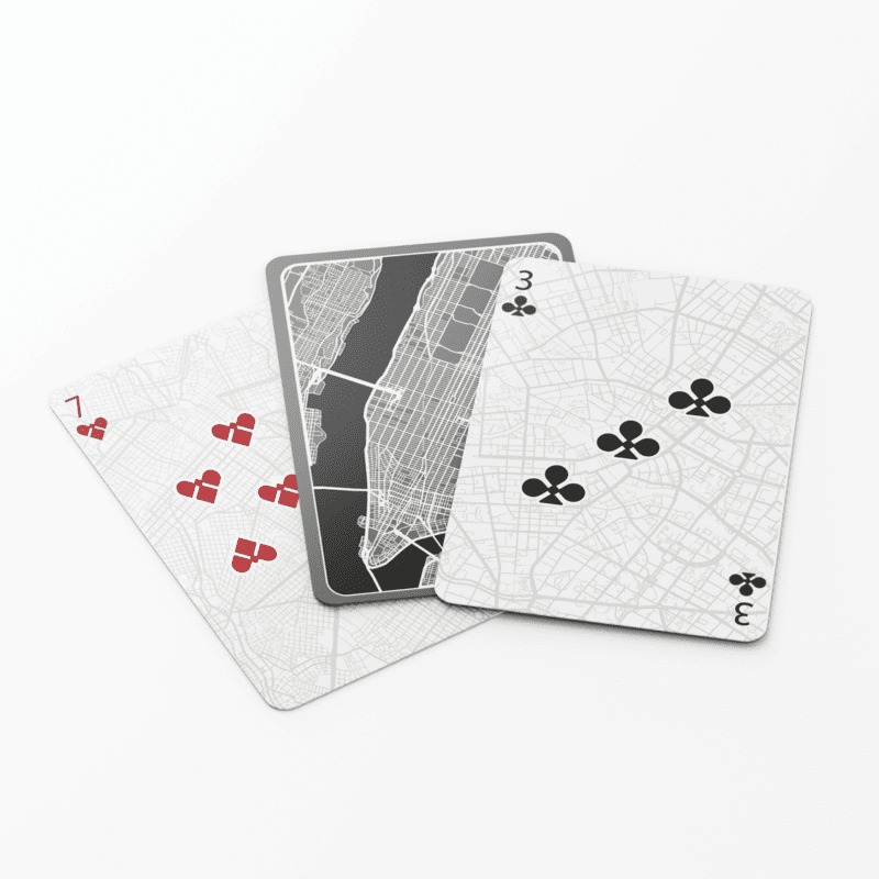 Playing Cards Deck - City Maps 7