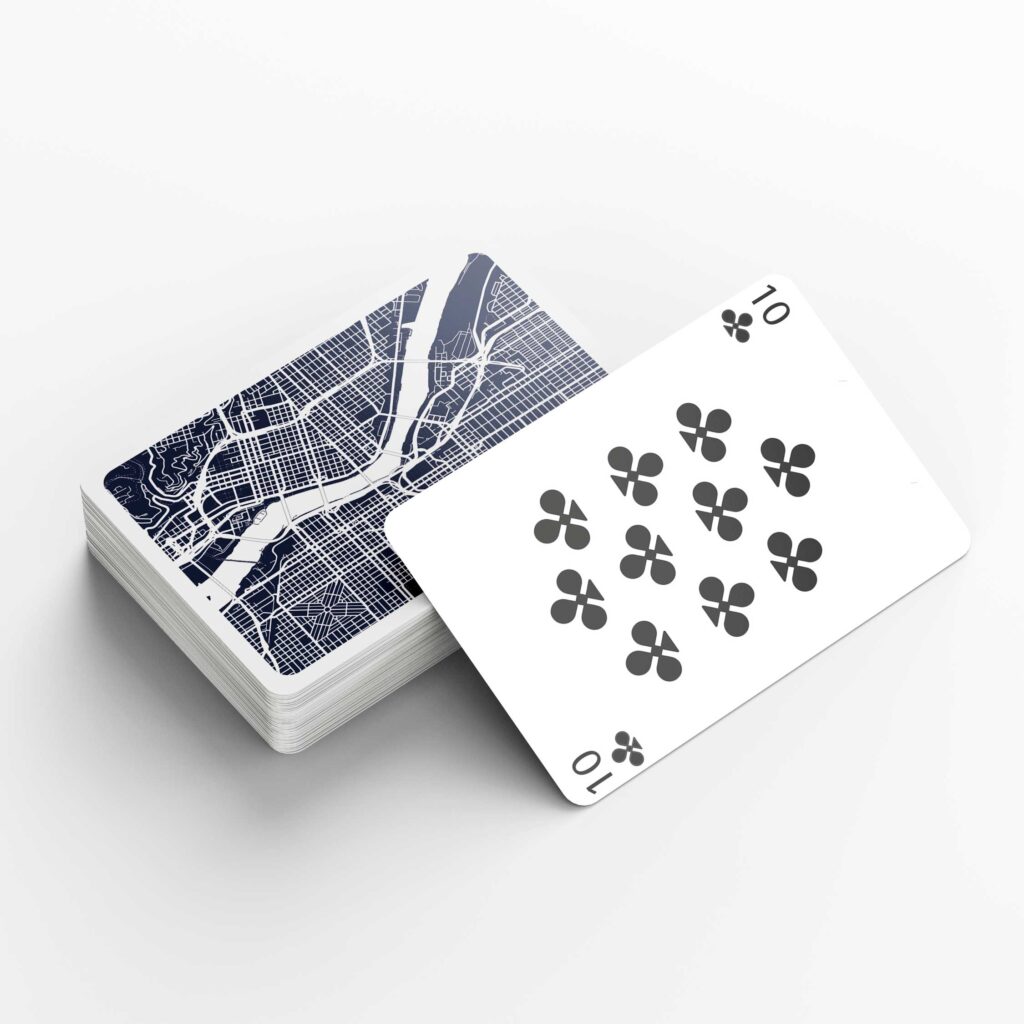 Playing Cards Deck – City Maps Style