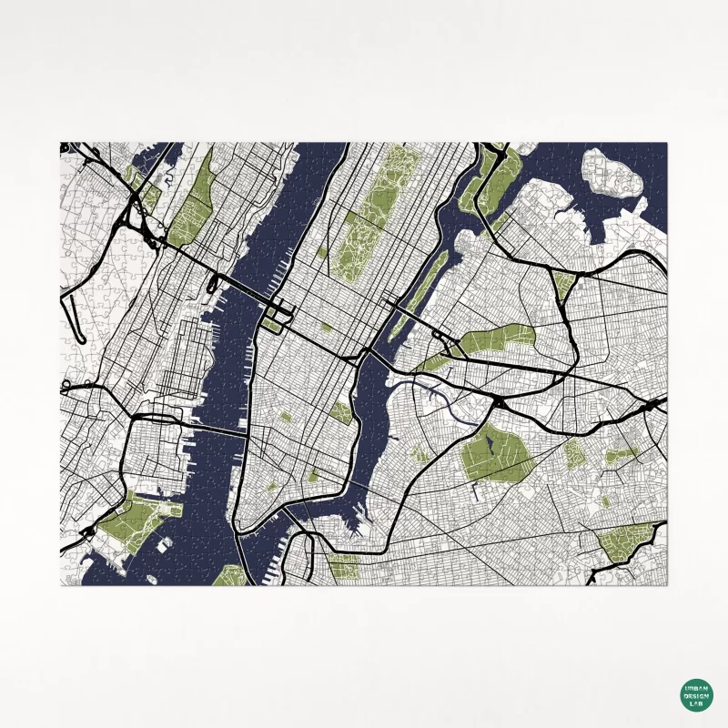 City Map Jigsaw Puzzle - New York 7