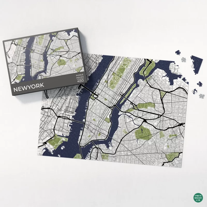 City Map Jigsaw Puzzle - New York 1