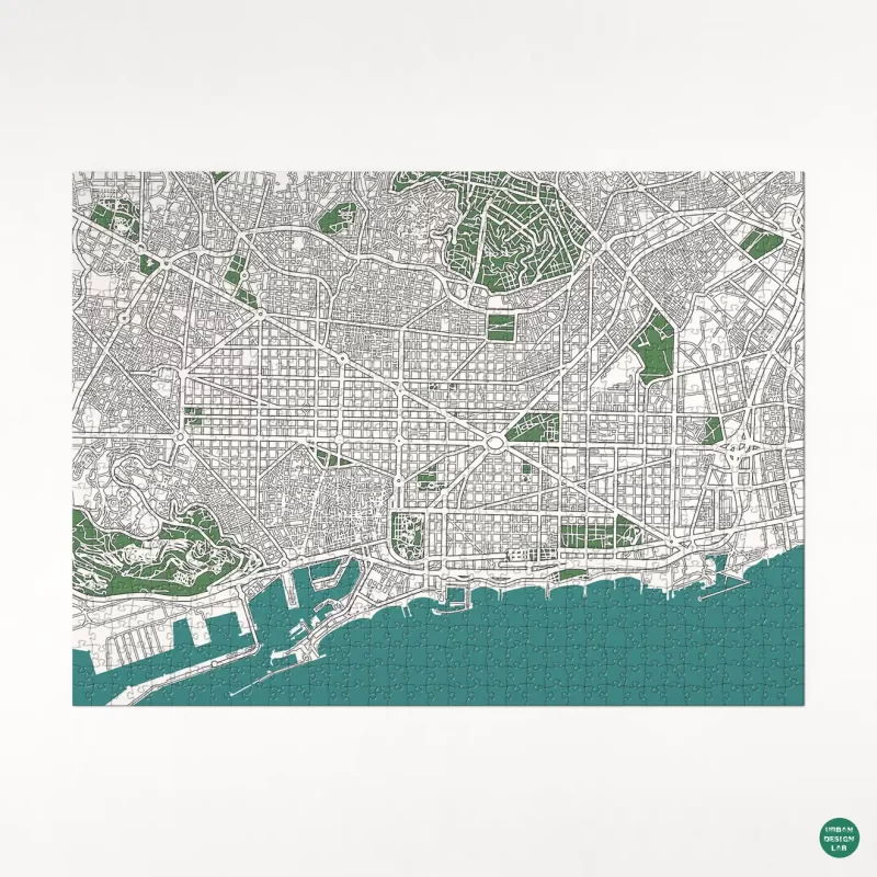 City Map Jigsaw Puzzle - Barcelona 4