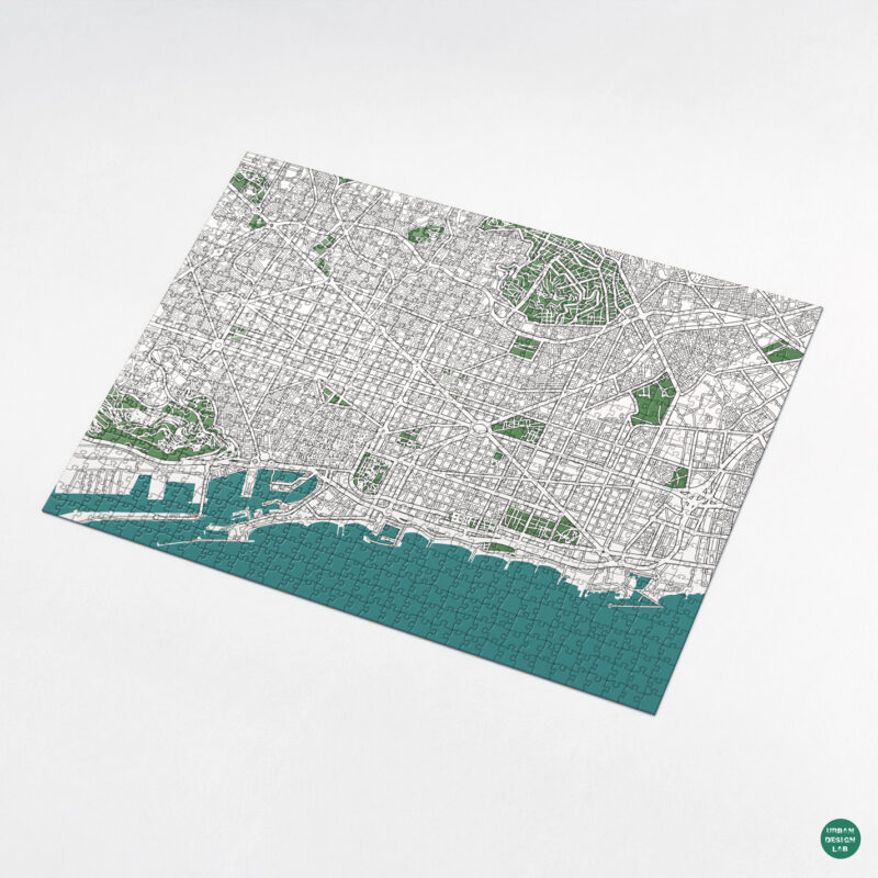 City Map Jigsaw Puzzle - Barcelona 2