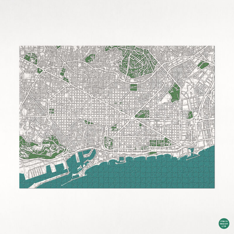 City Map Jigsaw Puzzle - Barcelona 3