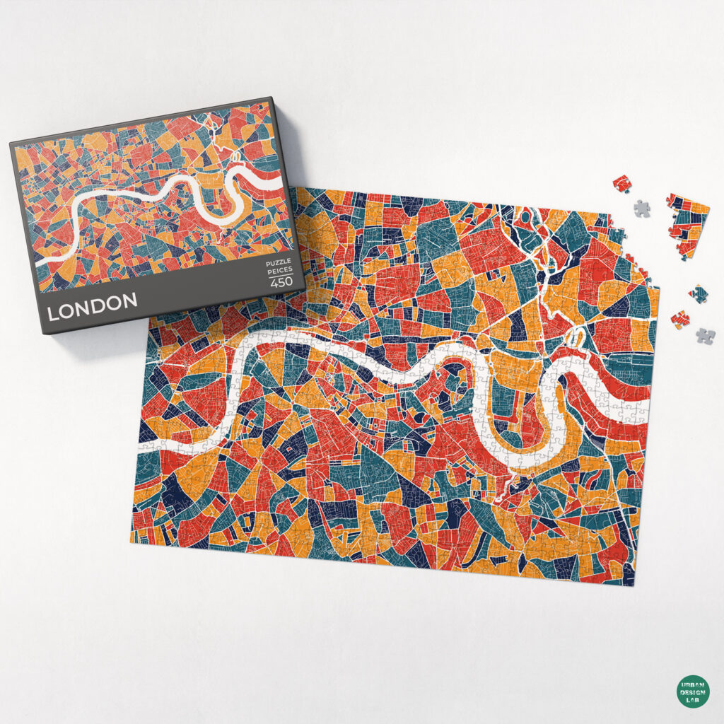 City Map Jigsaw Puzzle – London