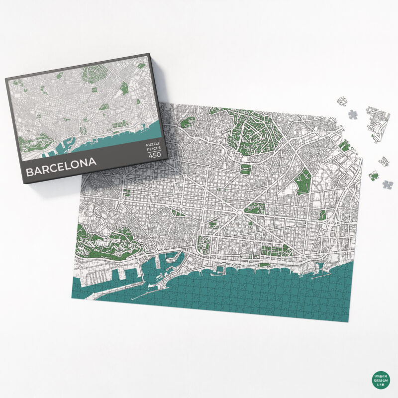 City Map Jigsaw Puzzle - Barcelona 1