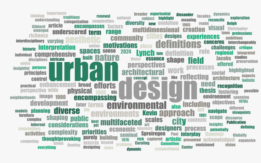 Definitions of Urban Design 1