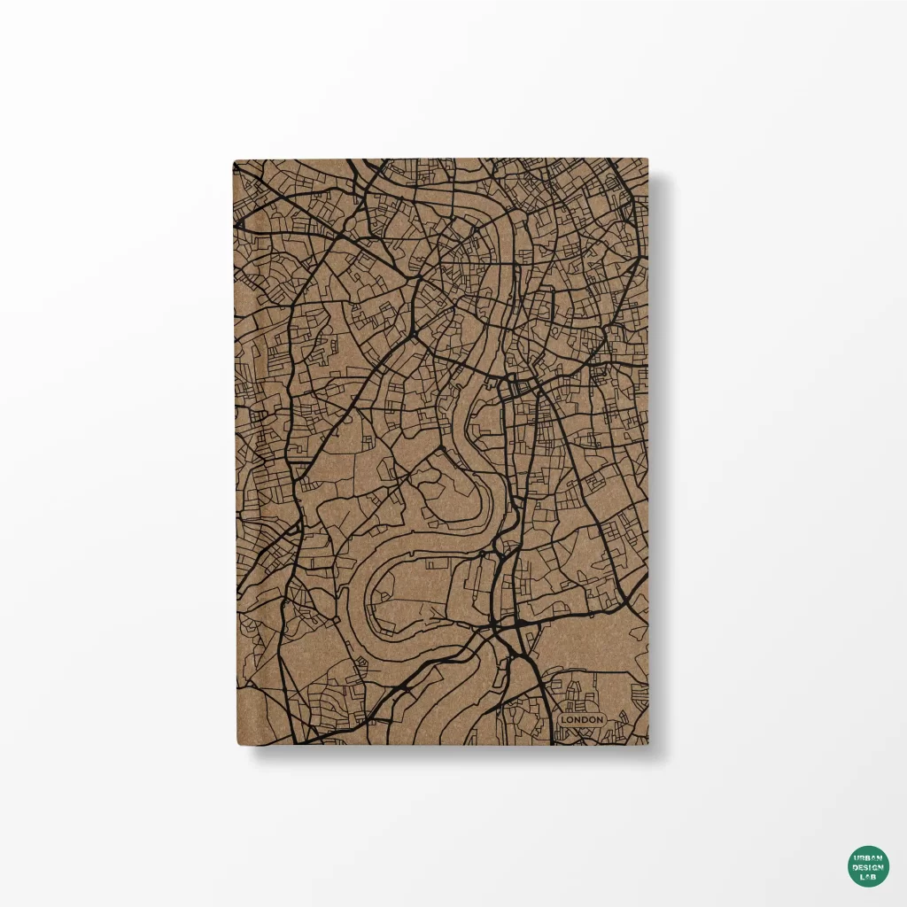 A5 Diary Hardcover – London Map