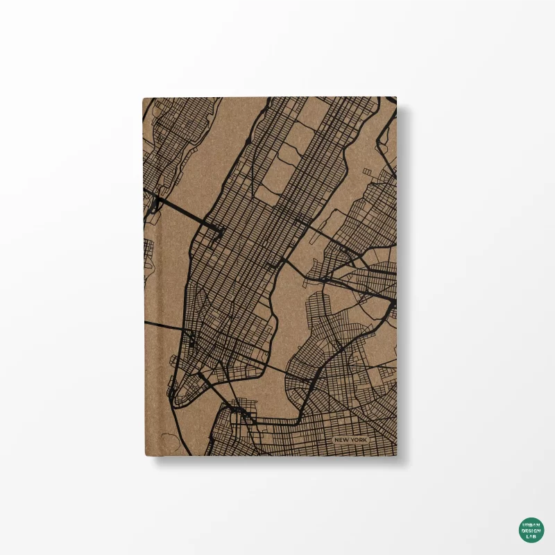 A5 Diary Hardcover - New York Map 1