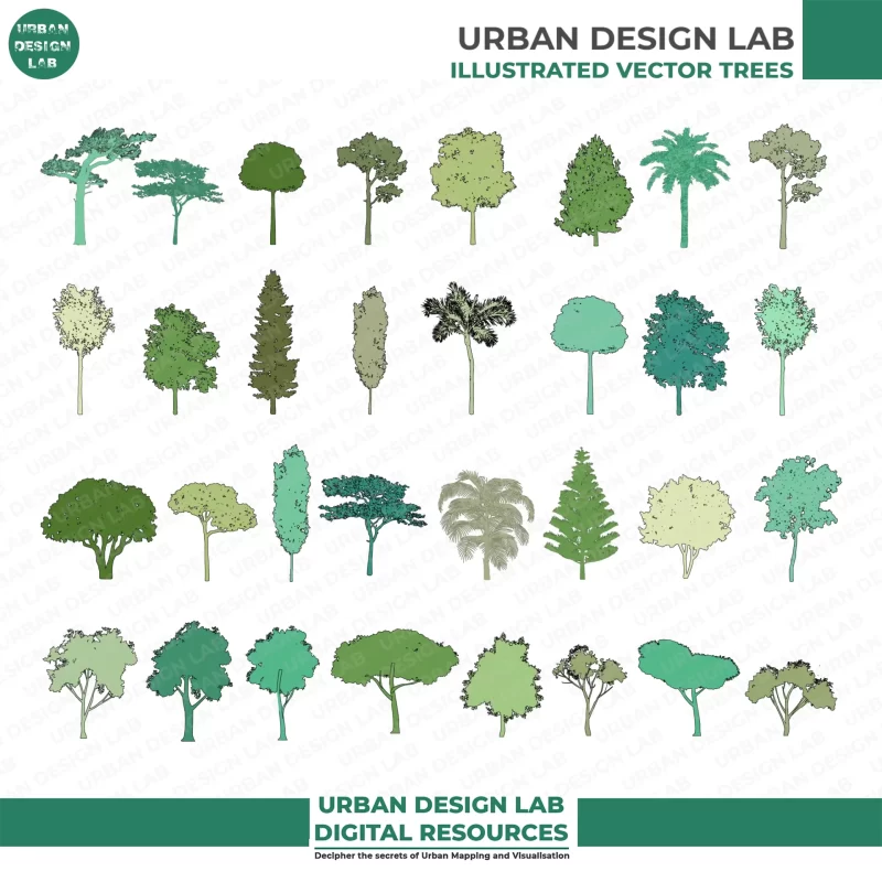 Vector Trees for Architecture Drawings 1