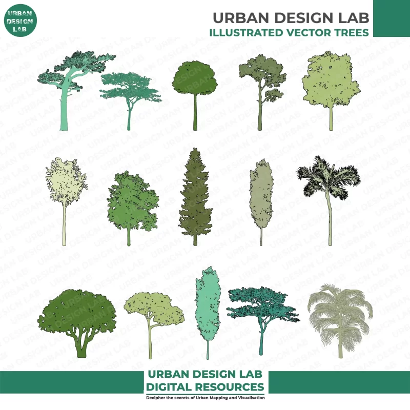 Vector Trees for Architecture Drawings 2