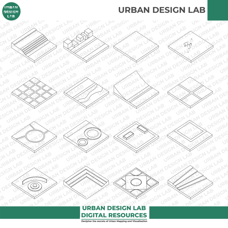 Axonometric Diagram Pack – Fully Editable Landscape Architecture Visuals - Image 5