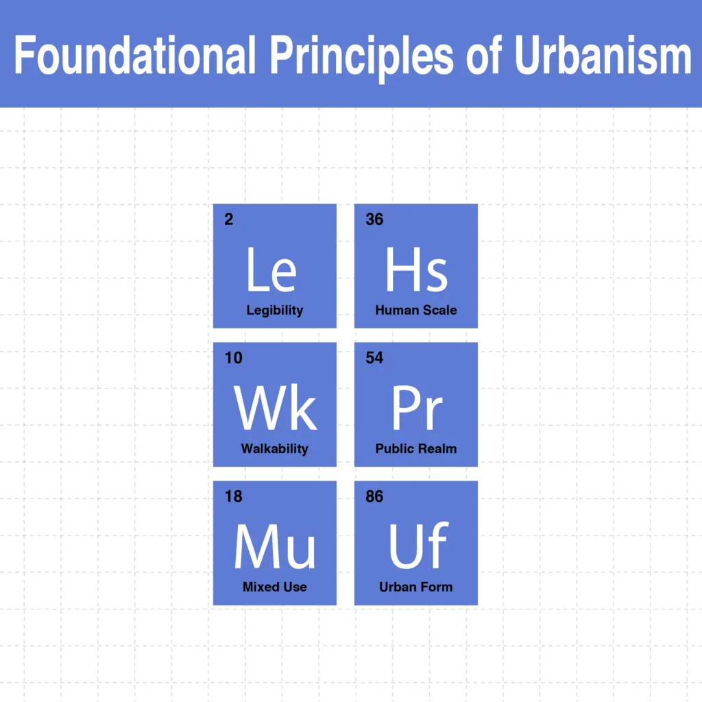 Periodic Table for Urban Design and Planning Elements 17