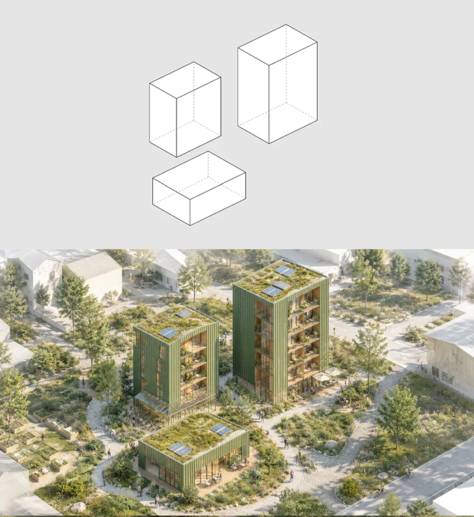 Prompt-Based Rendering: Converting Raw SketchUp Massing into Realistic Architectural Visuals 8