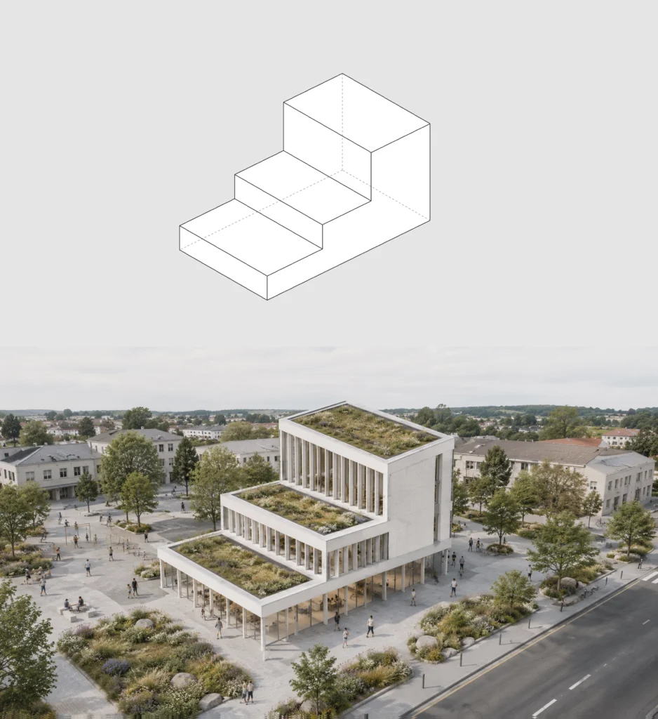 Prompt-Based Rendering: Converting Raw SketchUp Massing into Realistic Architectural Visuals 10