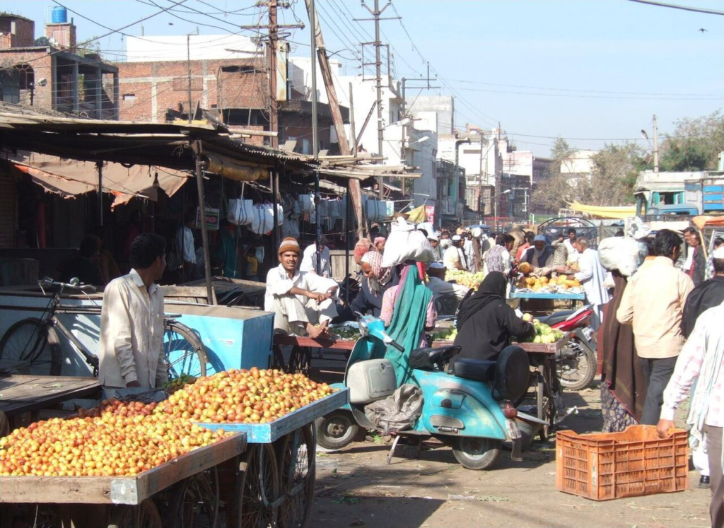 Bhopal Master Plan 2047 Is Rewriting the Future of India’s City of Lakes 4 An archival photograph of a market street in Bhopal