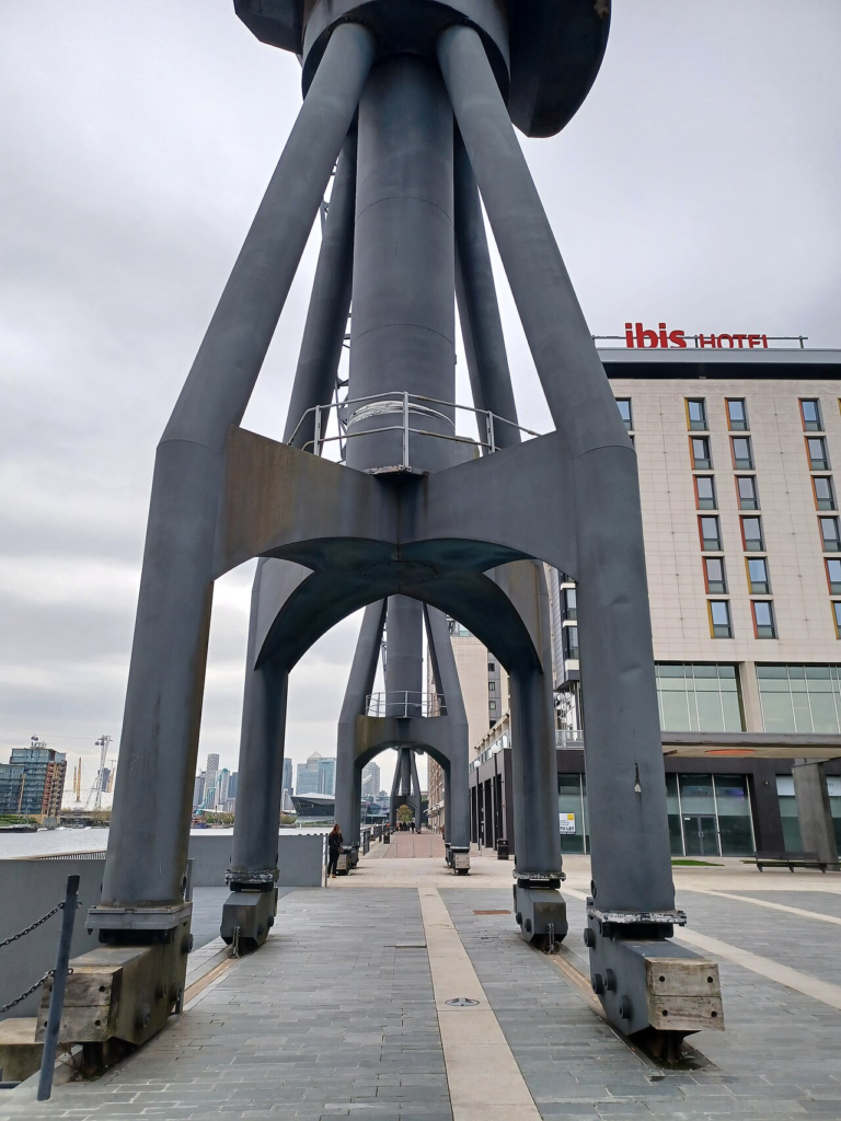 London Plans 1,500 Homes and a New Waterfront Park at Thameside West 4 Historic dock cranes at Royal Victoria Dock representing the industrial character that redevelopment is seeking to reinterpret