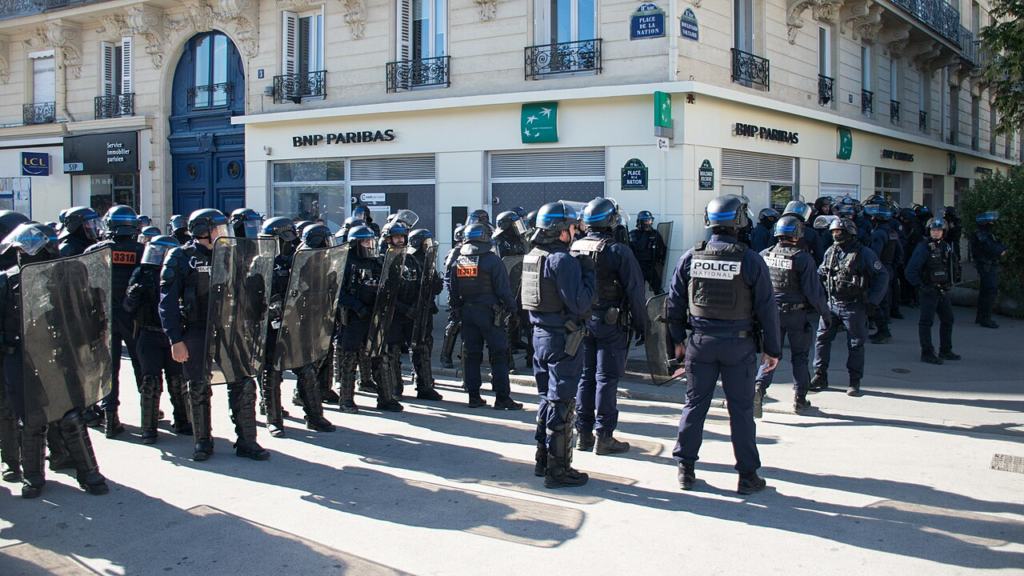 Why the Paris Protests Matter Beyond France: Education, Affordability and Trust 4 Police officers deployed at Place de la Nation ahead of the student demonstration in Paris on 6 October 2026