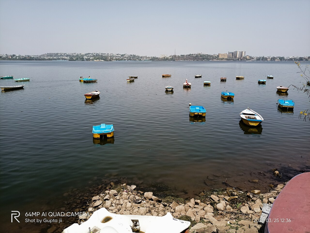 Bhopal Master Plan 2047 Is Rewriting the Future of India’s City of Lakes 7 Upper Lake with its shoreline and water-based activity visible