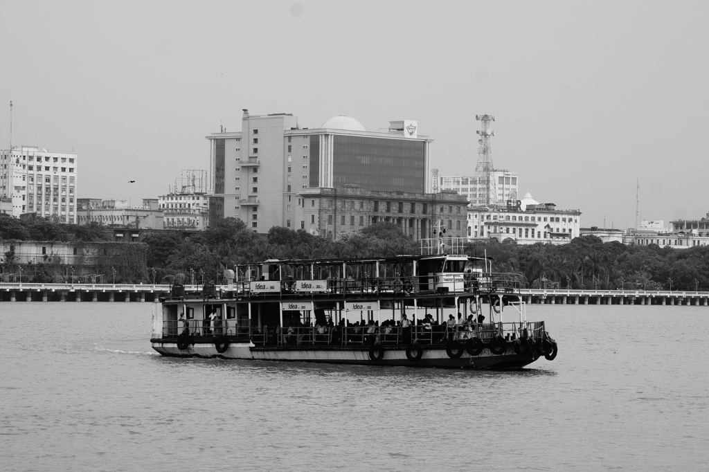 Existing public ferry service on the Hooghly River in Kolkata