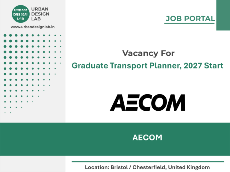 AECOM Hiring Graduate Transport Planner in Bristol and Chesterfield