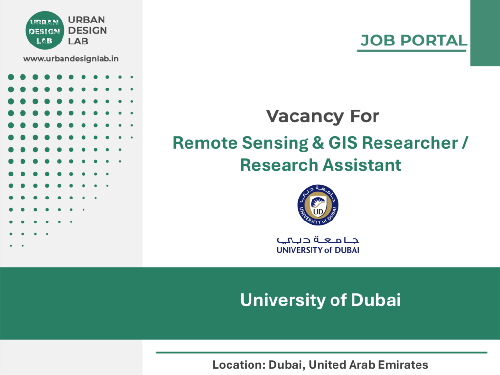 University of Dubai Hiring Remote Sensing and GIS Researcher in Dubai