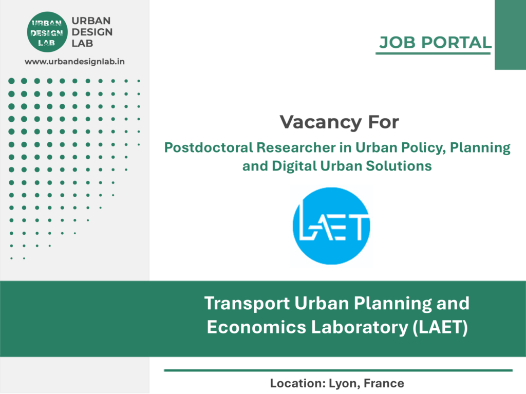 LAET Hiring Postdoctoral Researcher in Urban Policy and Planning in Lyon